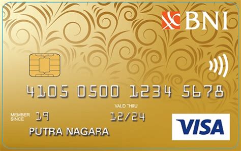 BNI credit card deposit